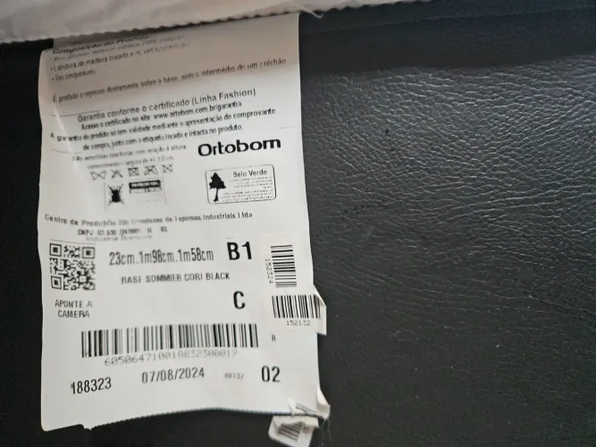 Base box cama queen Ortobom excelente estado