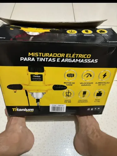 Batedor de argamassa tânio 1200 watts (leia o anúncio)