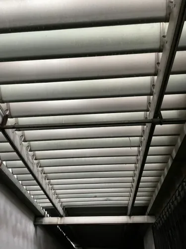 Aceito cartão - Telhado de alumínio abre e fecha  com calha L: 2,26m x 4,85m