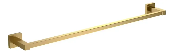 Porta Toalha 30cm Deca Quadratta - Champagne