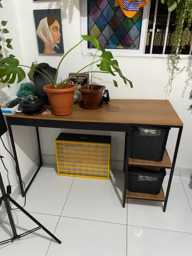 Mesa para quarto escrivaninha home office industrial
