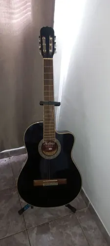 Violão eletrônico cordas cordas em nylon.