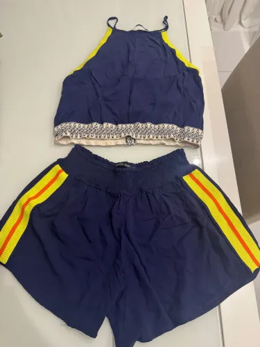 Vendo Conjunto Oh Boy - cor azul - tamanho G.