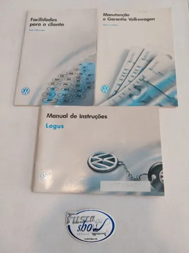 Logus GLS 1994 Manual do Proprietario Original VW