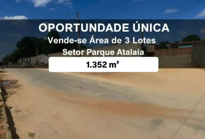 Vendo 3 Lotes juntos Parque Atalaia codigo: 287204
