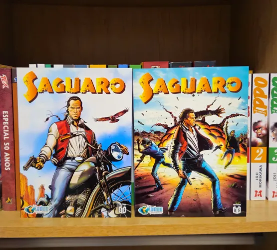 Saguaro 1 ao 5 + cartões ilustrativos (editora 85)