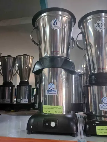 LIQUIDIFICADOR BAIXA ROTAÇÃO COLOMBO 6L NOVO