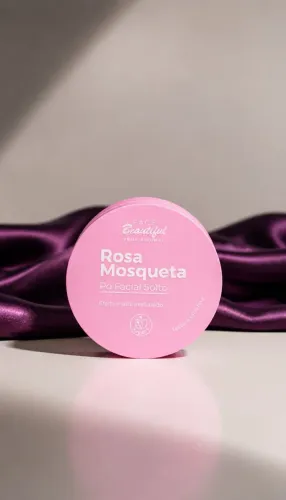 Pó facial translúcido de rosa mosqueta