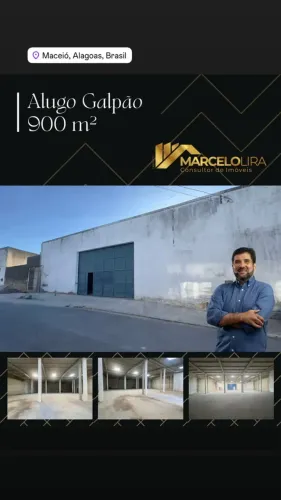 ALUGO GALPÃO COM 900 m²