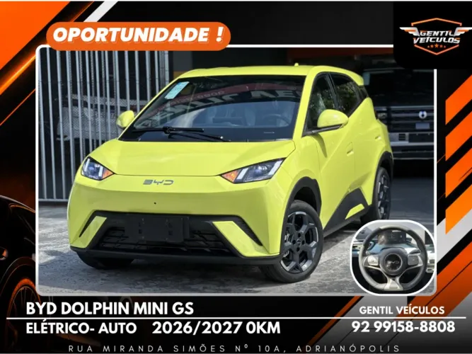 BYD Dolphin Mini (Elétrico) 2027