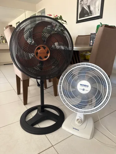 Ventilador Osc Coluna Turbo 6p 50cm Bronze Premium Cor da estrutura Preto