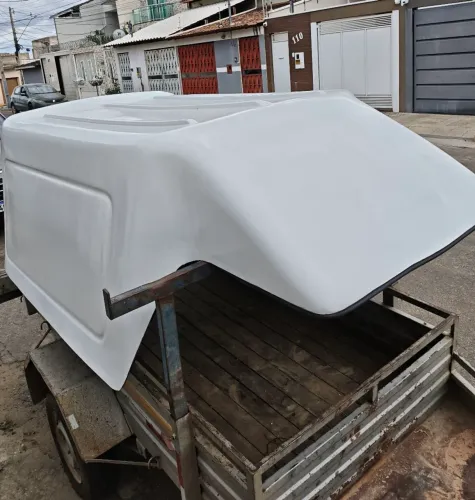 VENDO CAPOTA ALTA DE FIBRA PARA FIAT STRADA CABINE SIMPLES ATÉ 2020