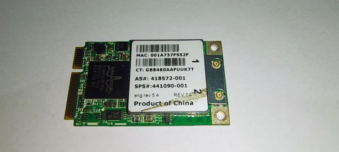 PLACA DE REDE WIFI PARA NOTEBOOK HP ANTIGOS