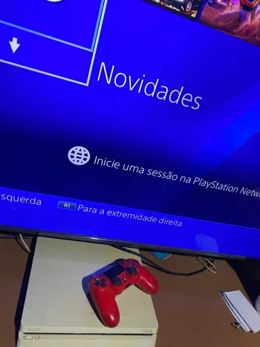 PS4 slim branco 