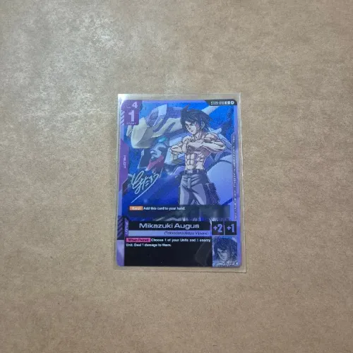 Carta Promo Gundam Card Game - Mikazuki Augus