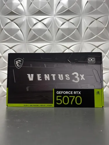 RTX 5070 12GB MSI Ventus 3X OC | Nova, Lacrada, NF e Garantia