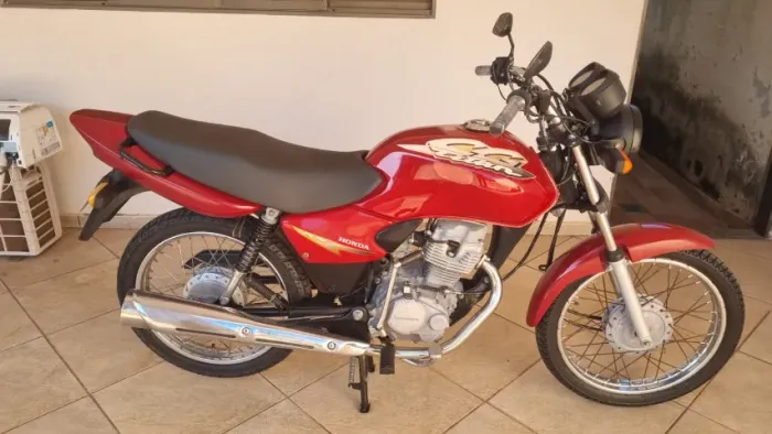 Moto Honda CG Titan 125 KS 2002 Vermelha