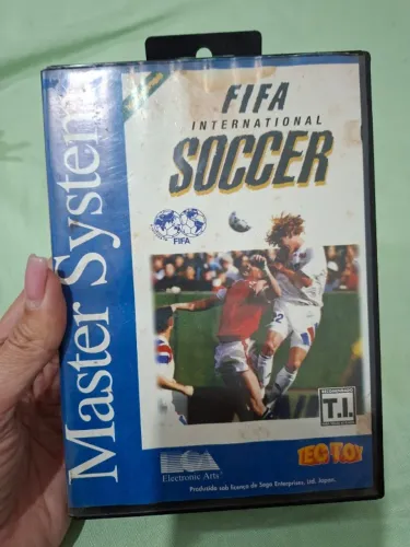JOGO FIFA INTERNATIONAL SOCCER - MEGA SYSTEM - COM CAIXA ORIGINAL