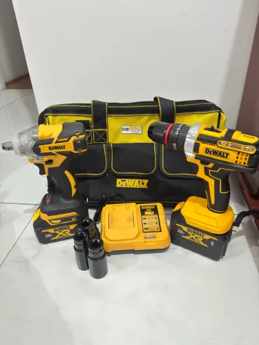 Kit DeWalt XR 20V Parafusadeira + Chave de Impacto
