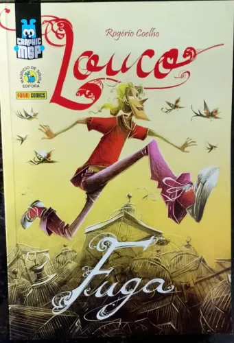 Livro capa brochura Louco Fuga, HQ brochura
