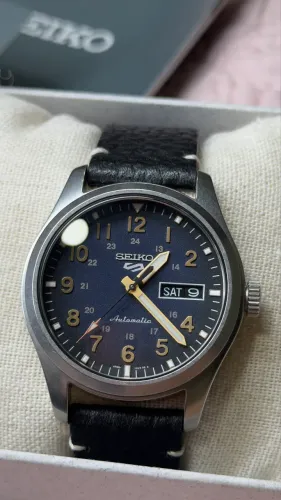 Seiko 5 Sports Field Automático SRPG35 Completo Estado de Novo