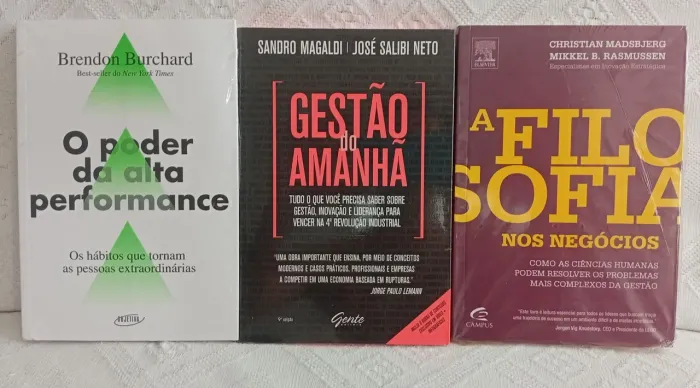 A filosofia nos negócios Gestão do amanhã O poder da alta performance