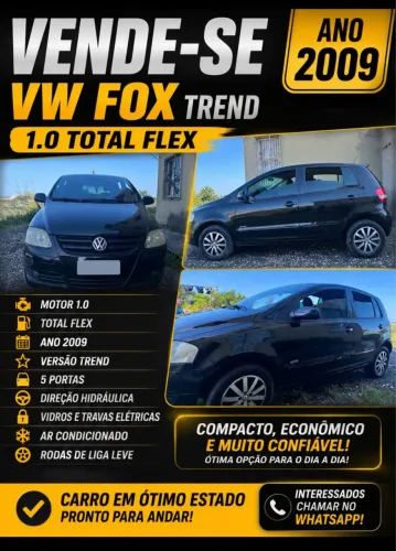 Volkswagen Fox City 1.0mi/ 1.0mi Total Flex 8V 3P 2009