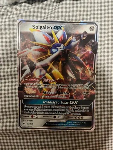 carta pokemon Solgaleo gx jumbo