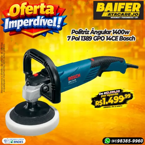 Politriz Ângular 1400w 7 Pol 1389 GPO 14CE Bosch