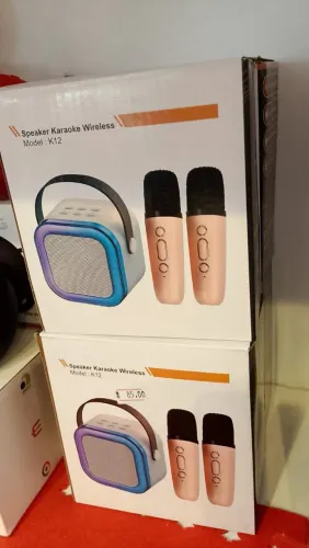 Caixa de Som Com Microfone
