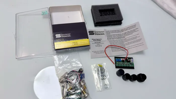 Pre Amp Ativo P/ Baixo Seymour Duncan Eq 3 Bandas STC-3A