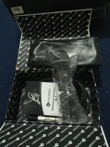Microfone Kadosh K-3 Kit Completo com cabo e tripé.
