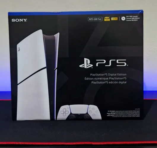 Playstation 5 PS5 Slim Digital 825gb SSD 1 Controle Dualsense LACRADO!