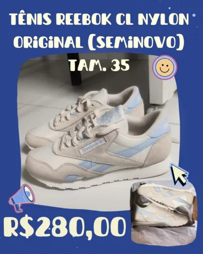 Tênis Reebok novíssimo impecável