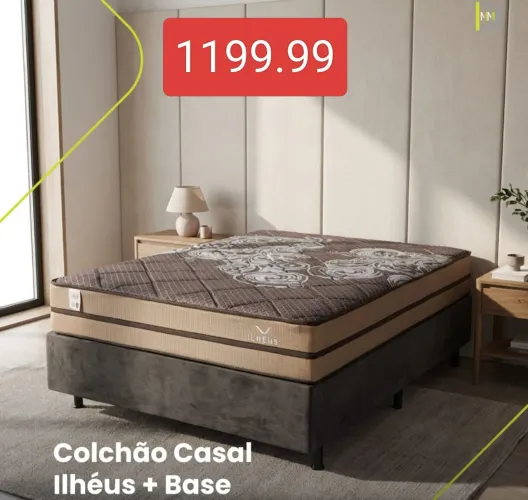 Colchão Ilhéus casal molas ensacadas individualmente 