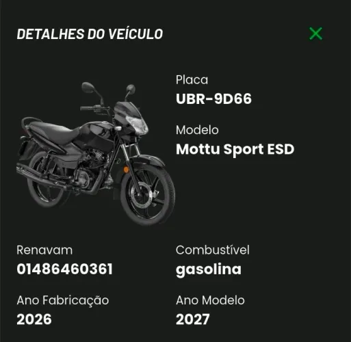 Mottu nova repasse