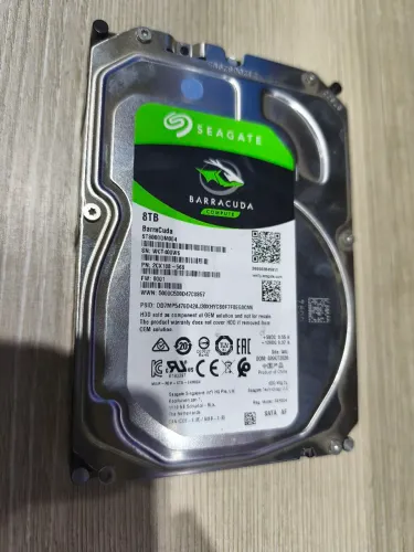 HD SEAGATE BARRACUDA 8TB 3.5" SATA III ? 100% SAUDÁVEL