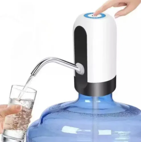 bomba elétrica universal recarregável para galões de água.
