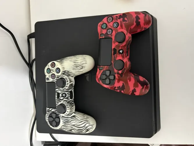 playstation 4 + 2 controle original da sony