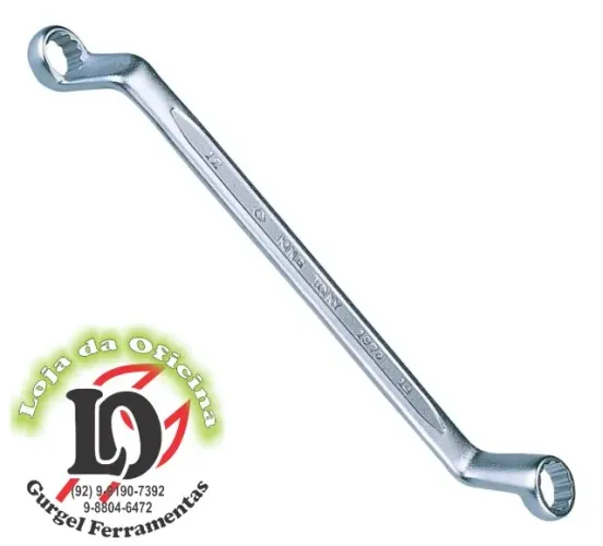 Chave estrela 10x11mm 75 graus - King Tony-KT19701011