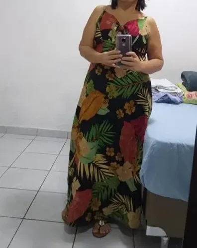 Vestido longo veste do 42 ao 44 