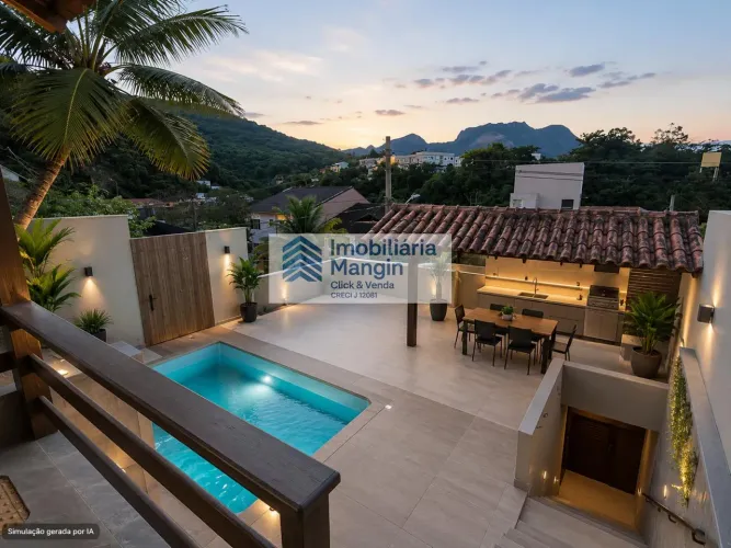 Casa em Condomínio para Venda em Rio de Janeiro, Freguesia (Jacarepaguá), 4 dormitórios, 2