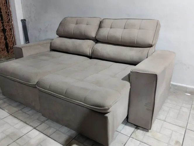 Sofa retrátil e reclinavel- ENTREGO!!