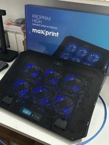 Suporte de Notebook com Base de resfriamento 6 Hélices Ventilação 2600 ~ 3000 Rpm 