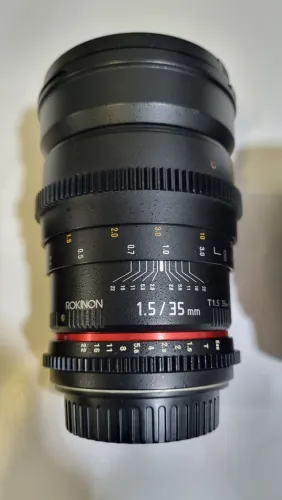 Lentes para fotografar e filmar.