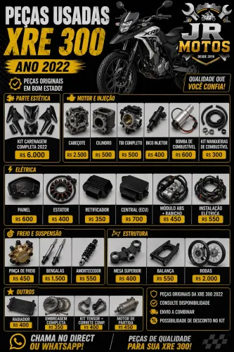 PEÇAS XRE 2022 ( ORIGINAIS USADA)