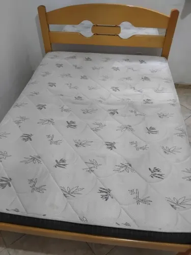 Cama com colchão ortobom