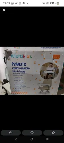 Vendo cadeirinha Multikids nunca usada 