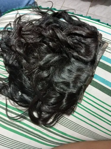 Cabelo humano na tela 230gr