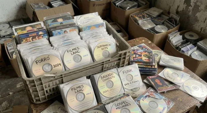 Mais 4.000 mil filmes e DVDs e CDs 
